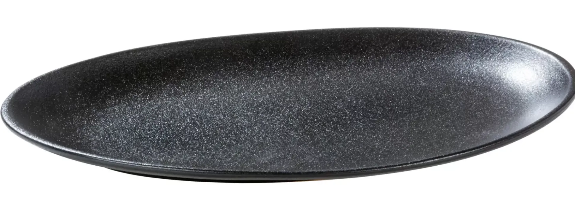 Platos<CASA Magma Plato Ovalado Negro