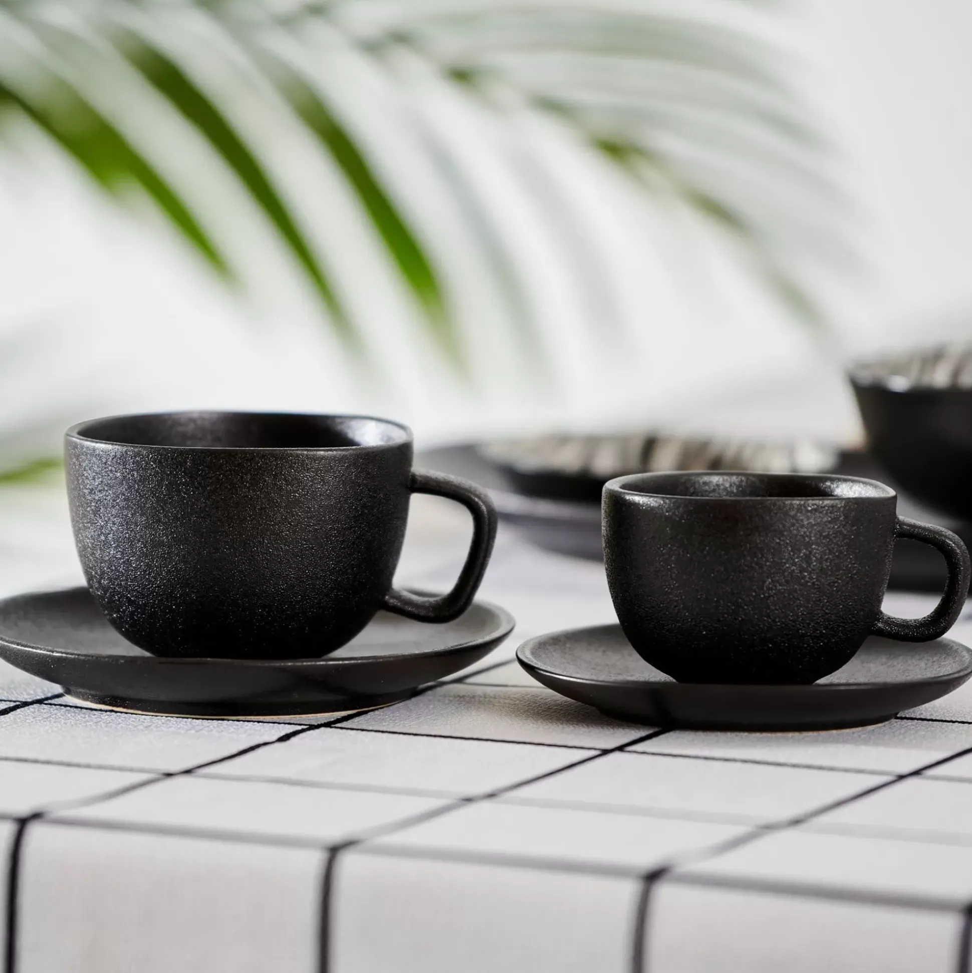 Tazas<CASA Magma Taza Y Plato Tacita Negro