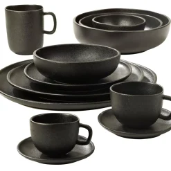 Tazas<CASA Magma Taza Y Plato Tacita Negro