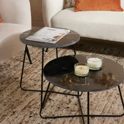 Mesas Auxiliares<CASA Marbo Mesa Auxiliar Diseno Marmol