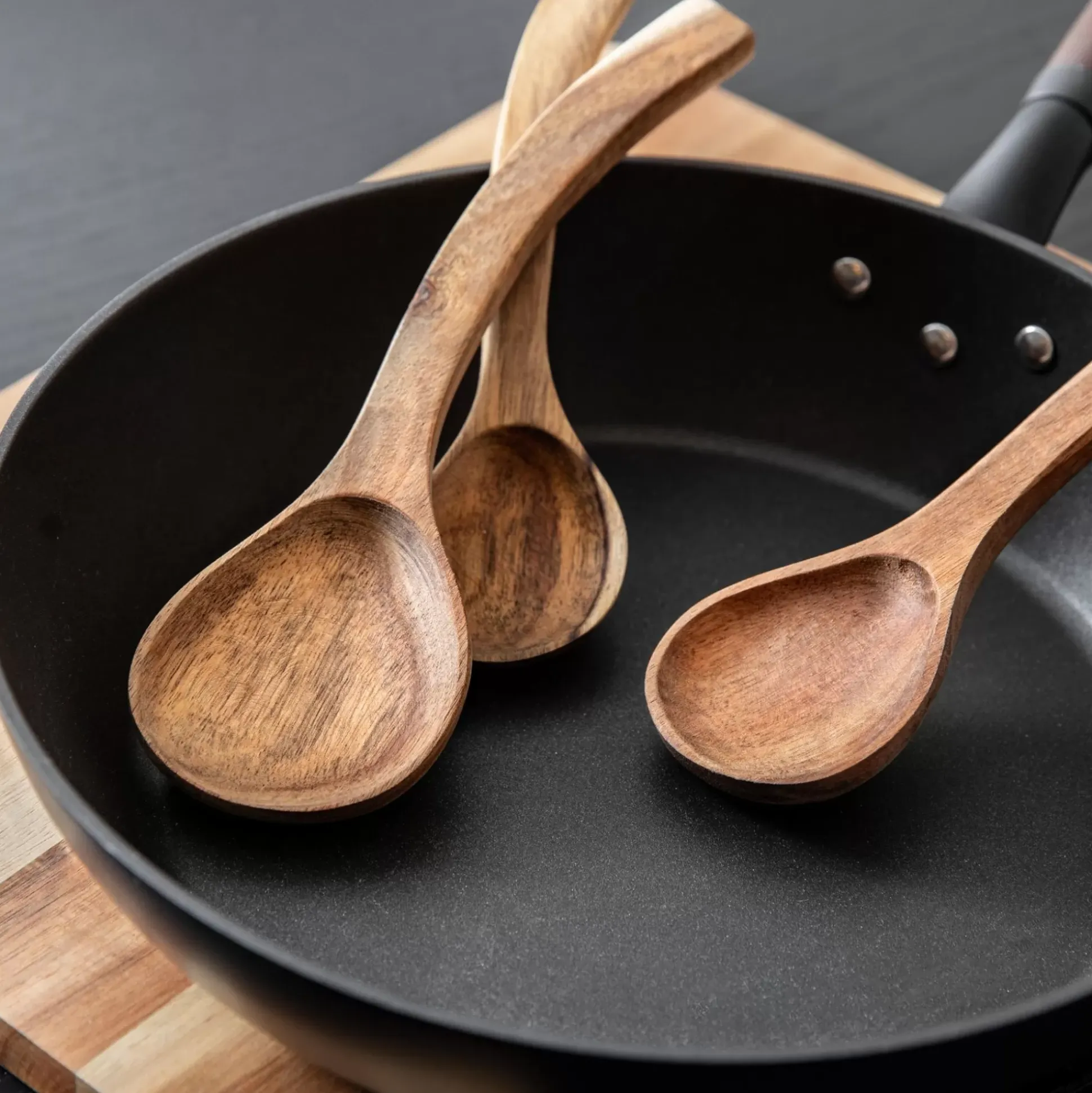 Instrumentos De Cocina<CASA Marcus Cuchara Juego De 3 Natural