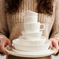 Platos<CASA Marea Plato Blanco