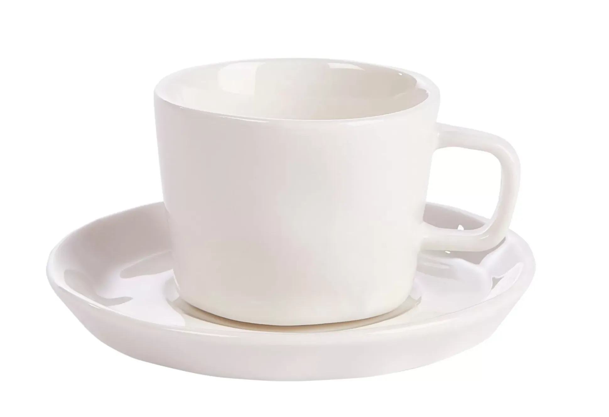 Tazas<CASA Marea Tacita Taza Y Plato Blanco