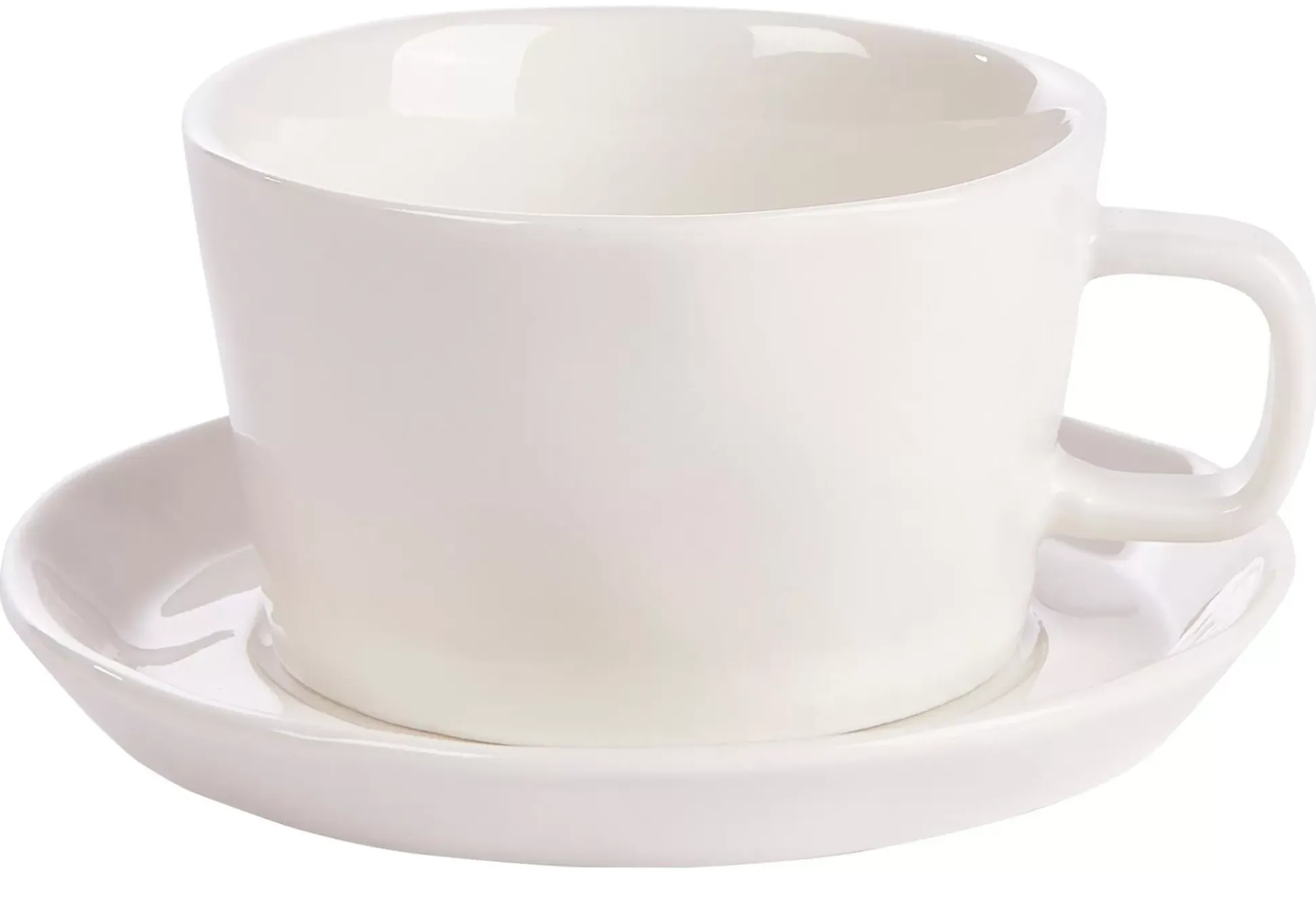 Tazas<CASA Marea Taza Y Plato Blanco