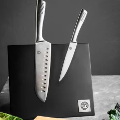 Accesorios De Cocina<CASA Masterchef Bloque P/ Cuchillos Magnetico Negro
