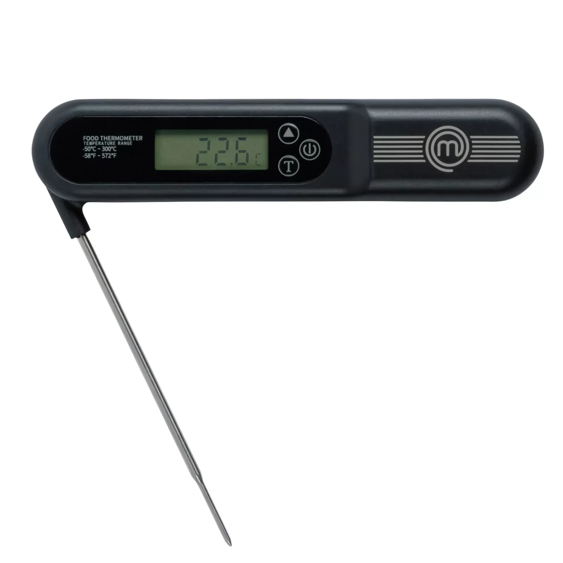 Instrumentos De Cocina<CASA Masterchef Termometro De Cocina Negro