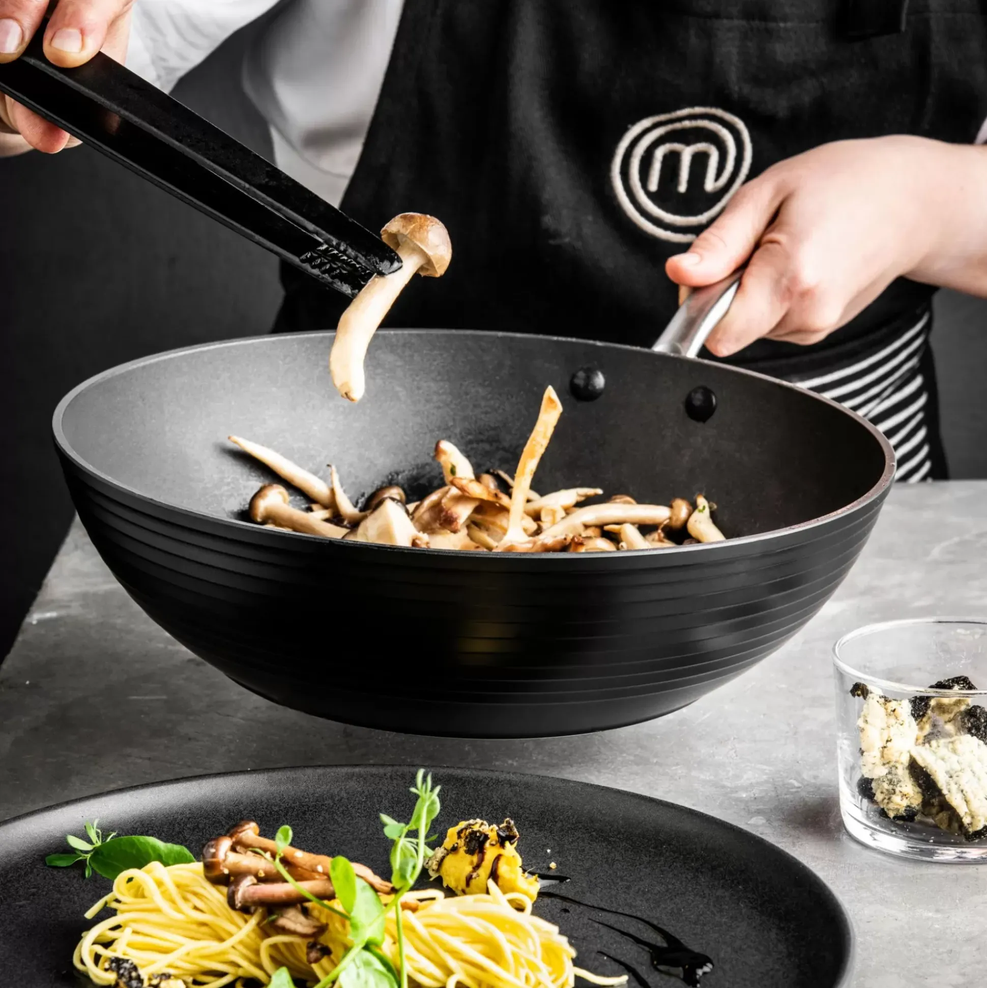 Sartenes<CASA Masterchef Wok Negro