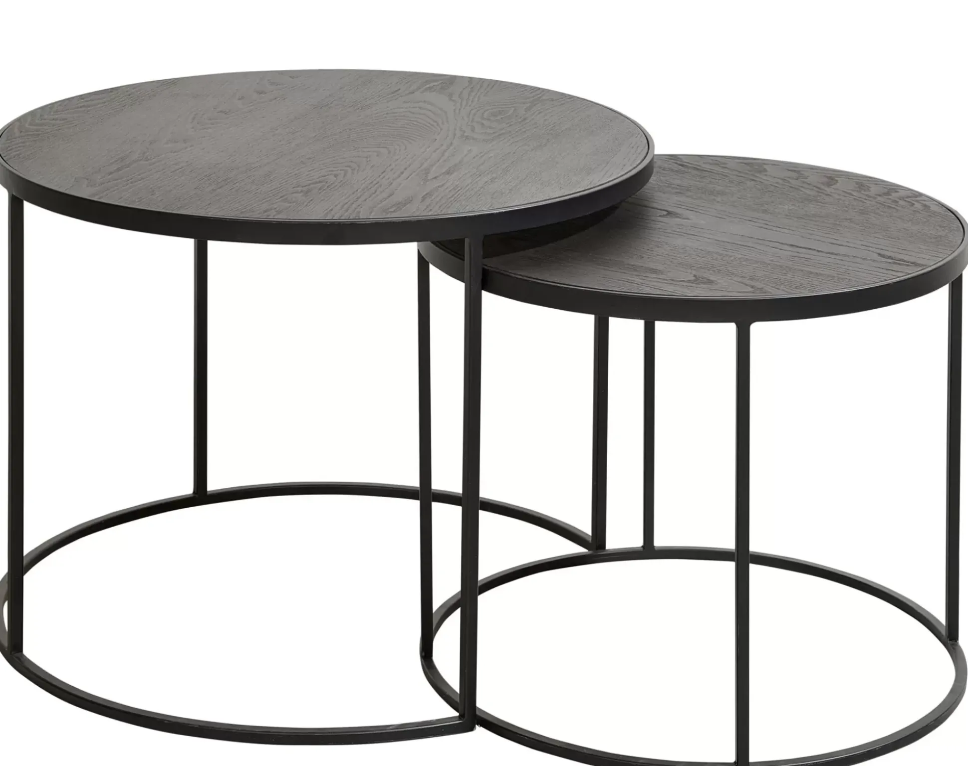 Mesas Auxiliares<CASA Memphis Mesas Auxiliares Juego De 2 Patas Negro