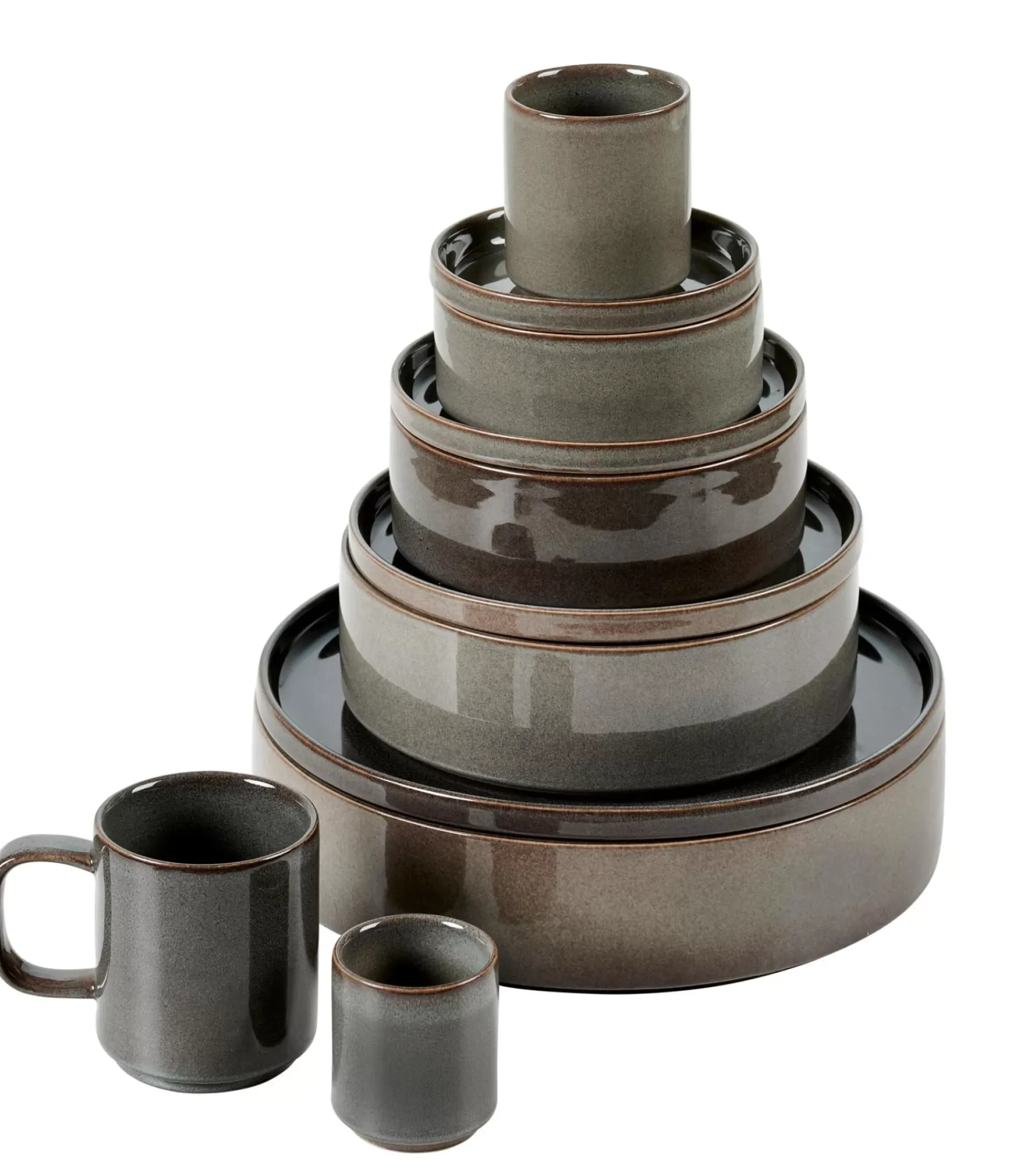 Tacitas<CASA Mineral Graphite Taza Gris