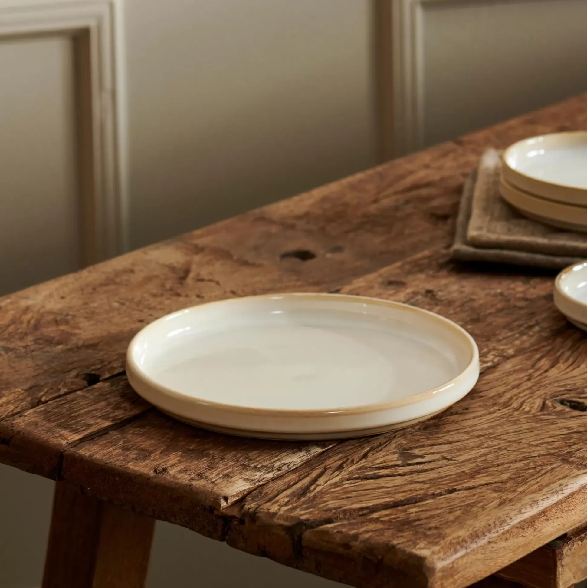 Platos<CASA Mineral Marble Plato Blanco