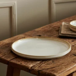 Platos<CASA Mineral Marble Plato Blanco