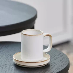 Tacitas<CASA Mineral Marble Taza Con Asa Blanco