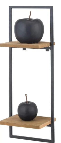 Estanterías<CASA Mix&Match Estanteria De Pared Negro, Natural