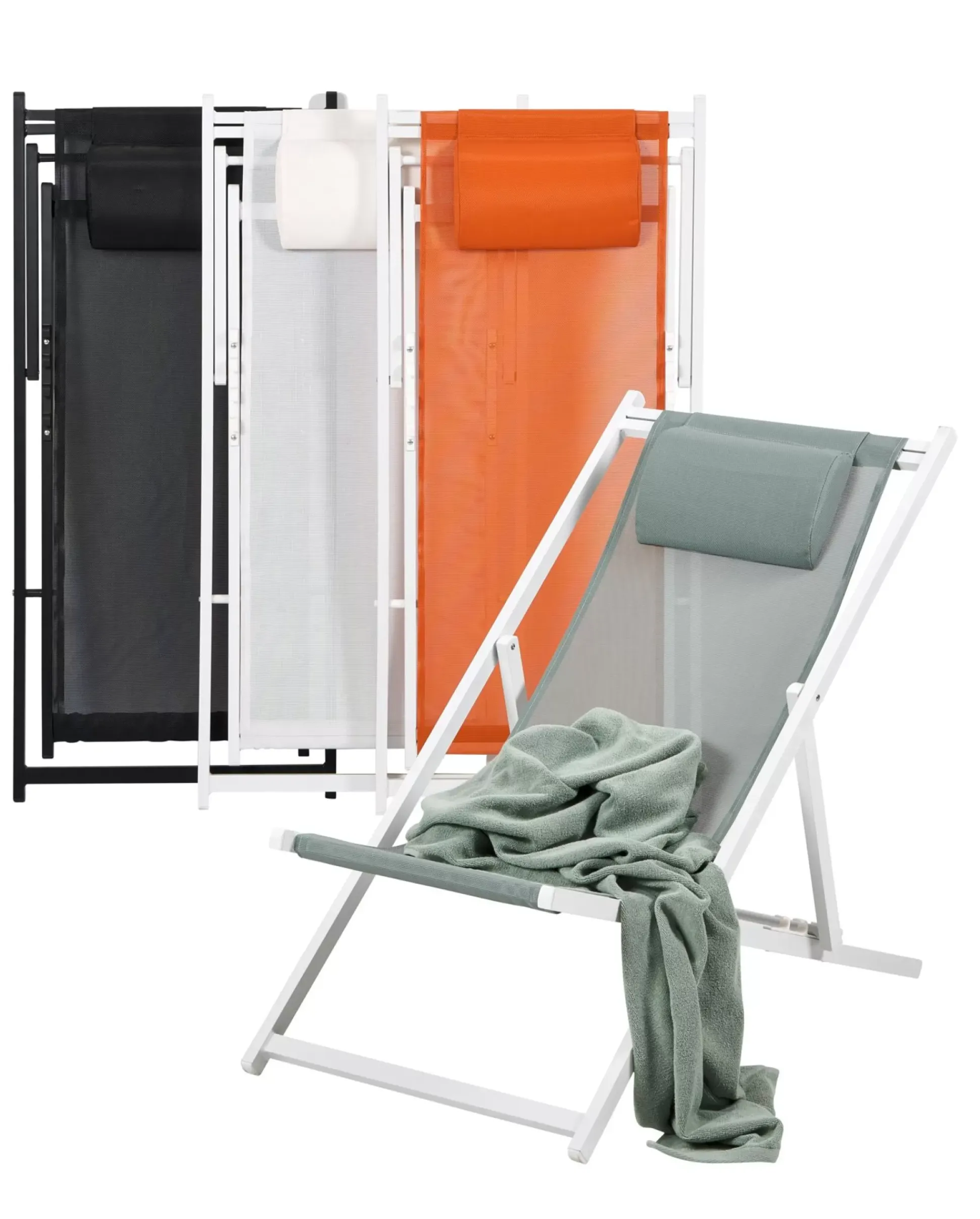 Hamacas De Playa<CASA Monterey Silla Plegable Blanco