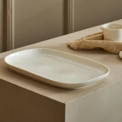 Platos<CASA Moon Plato Blanco