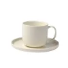 Tazas<CASA Moon Taza Y Plato Blanco