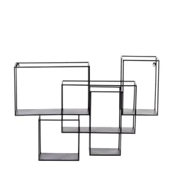 Estanterías<CASA Multo Estanteria Para Colgar Negro