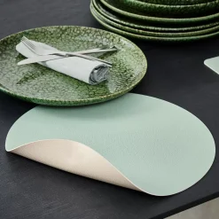 Manteles Individuales<CASA Nappa Mantel Individual Blanco, Menta