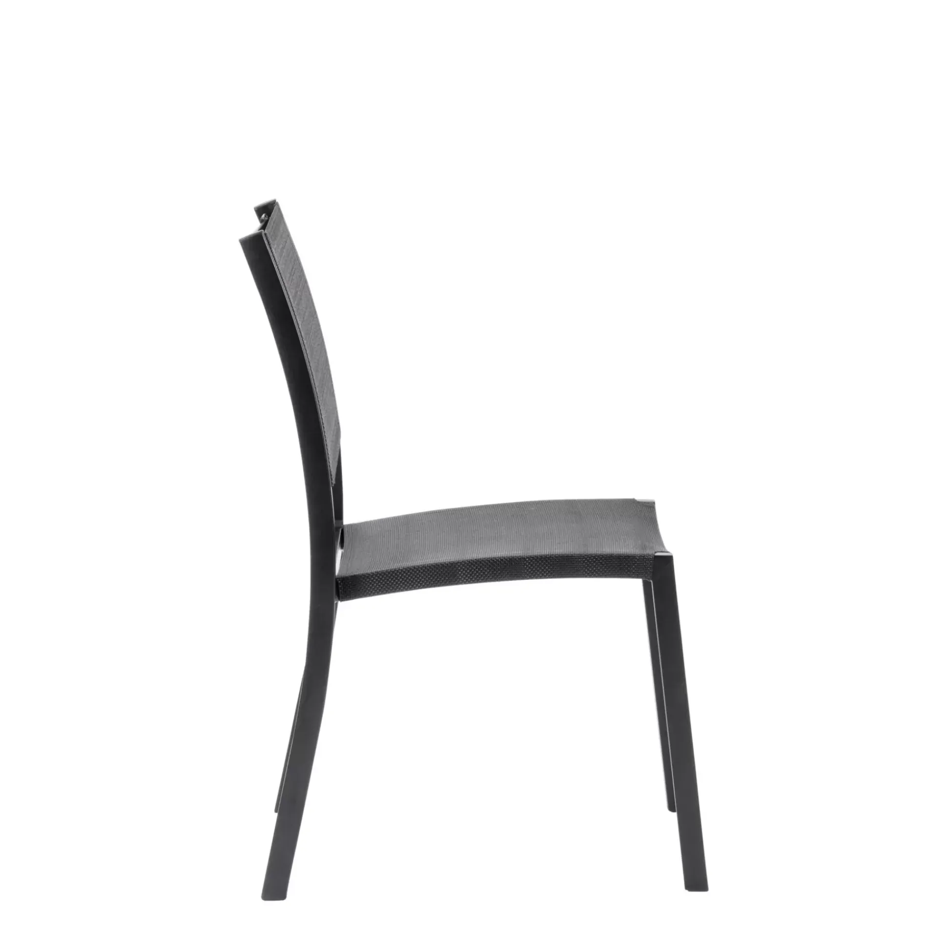 Sillas De Jardín<CASA Nathan Silla Apilable Negro