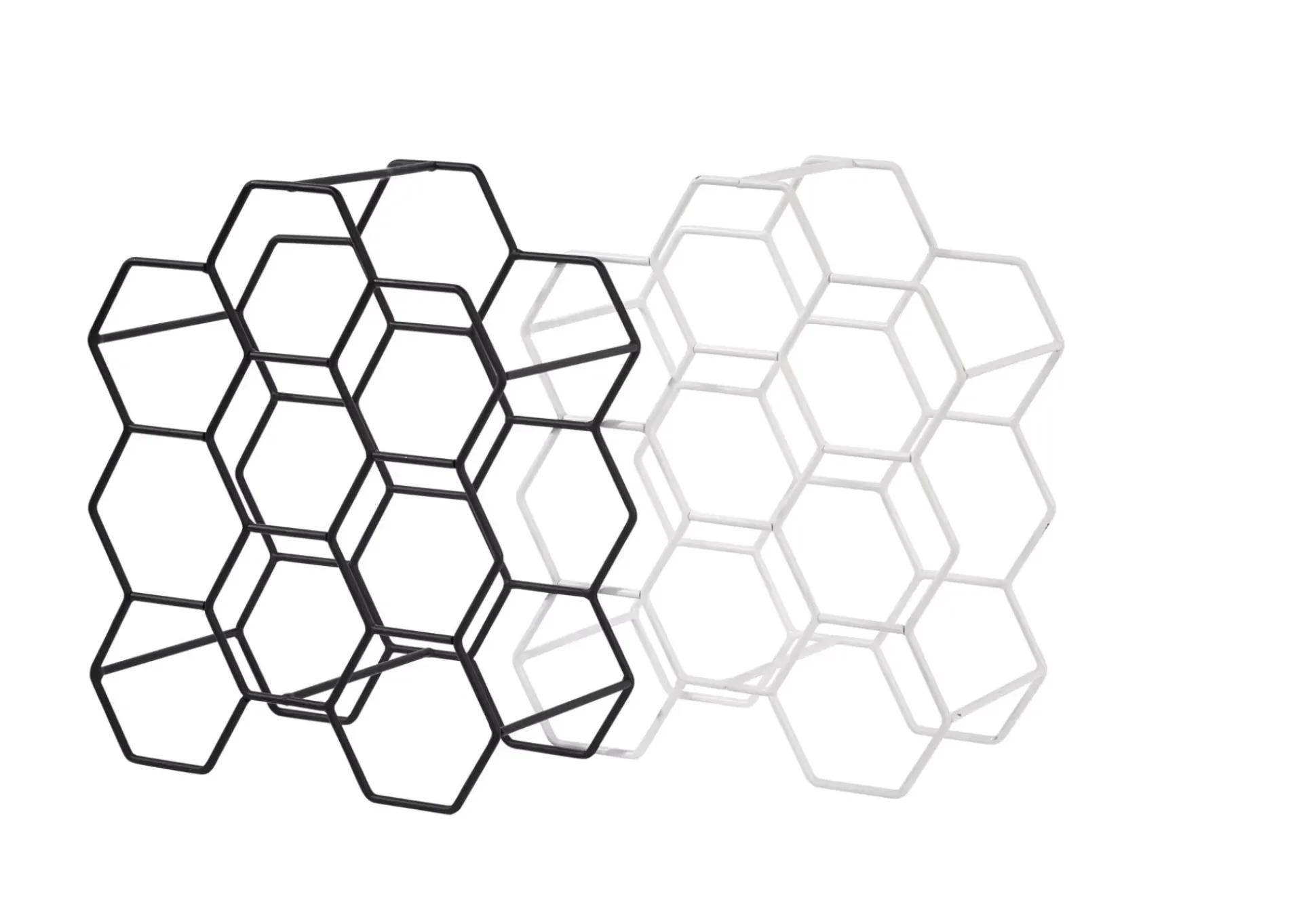 Accesorios Vino<CASA Nau Botellero Para 9 Botellas Negro