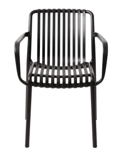 Sillas De Jardín<CASA Nomi Silla Negro