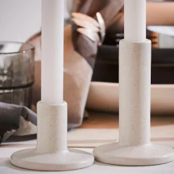 Candelabros<CASA Nordi Candelabro Blanco