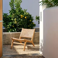 Sillas Lounge<CASA Nuno Silla Lounge Natural