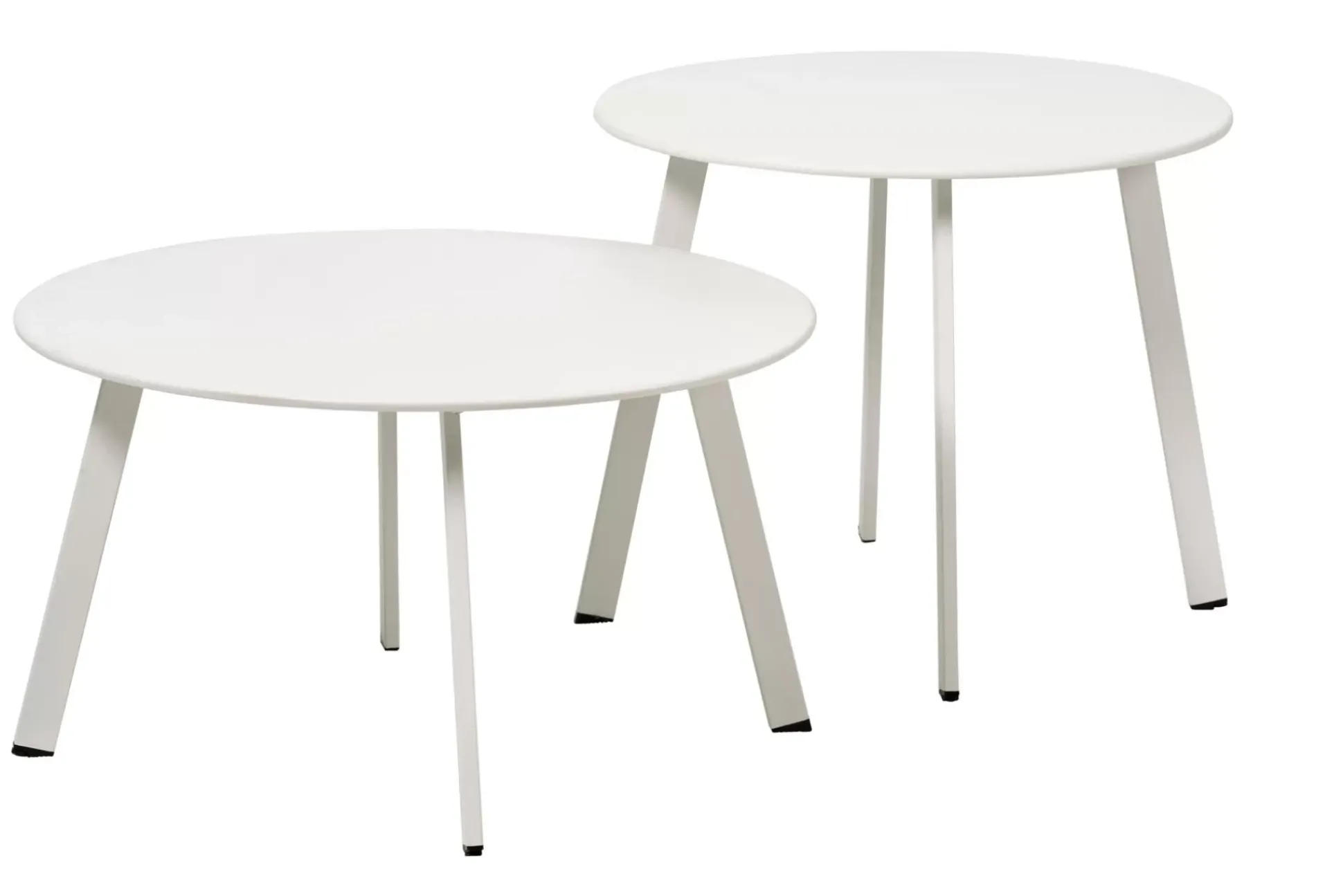 Mesas Auxiliares De Jardín<CASA Nurio Mesa Lounge Blanco Mate