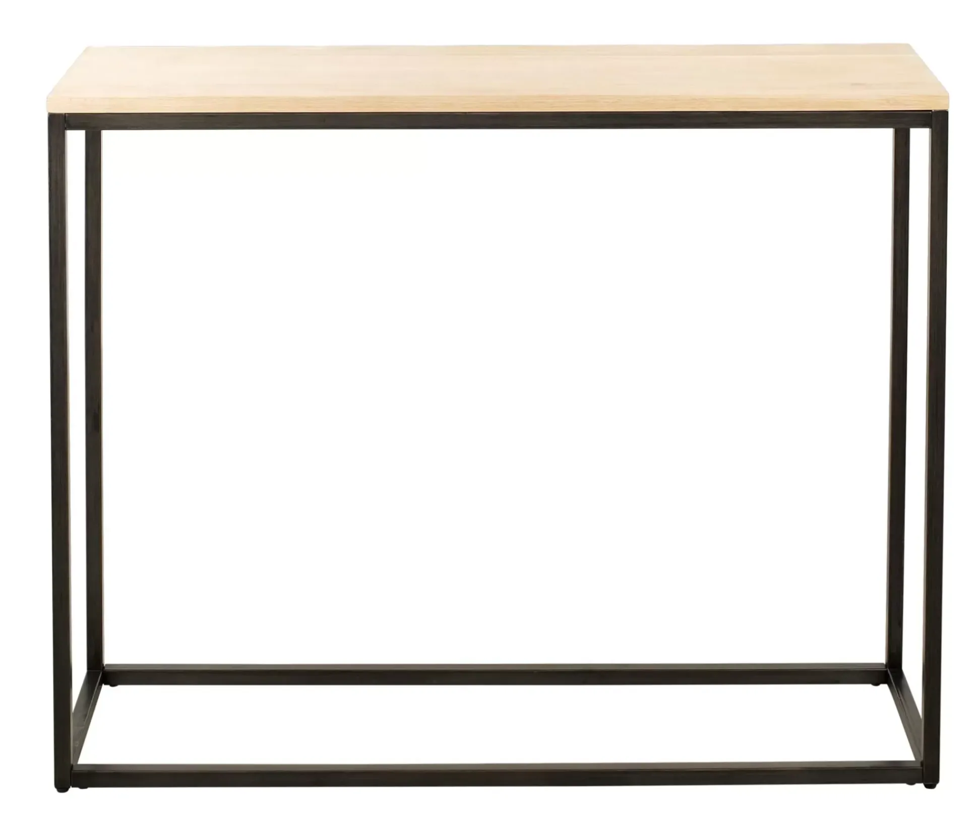 Consolas<CASA Oak Consola Negro, Natural