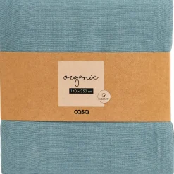Manteles<CASA Organic Mantel Azul Claro
