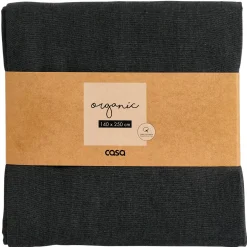 Manteles<CASA Organic Mantel Negro