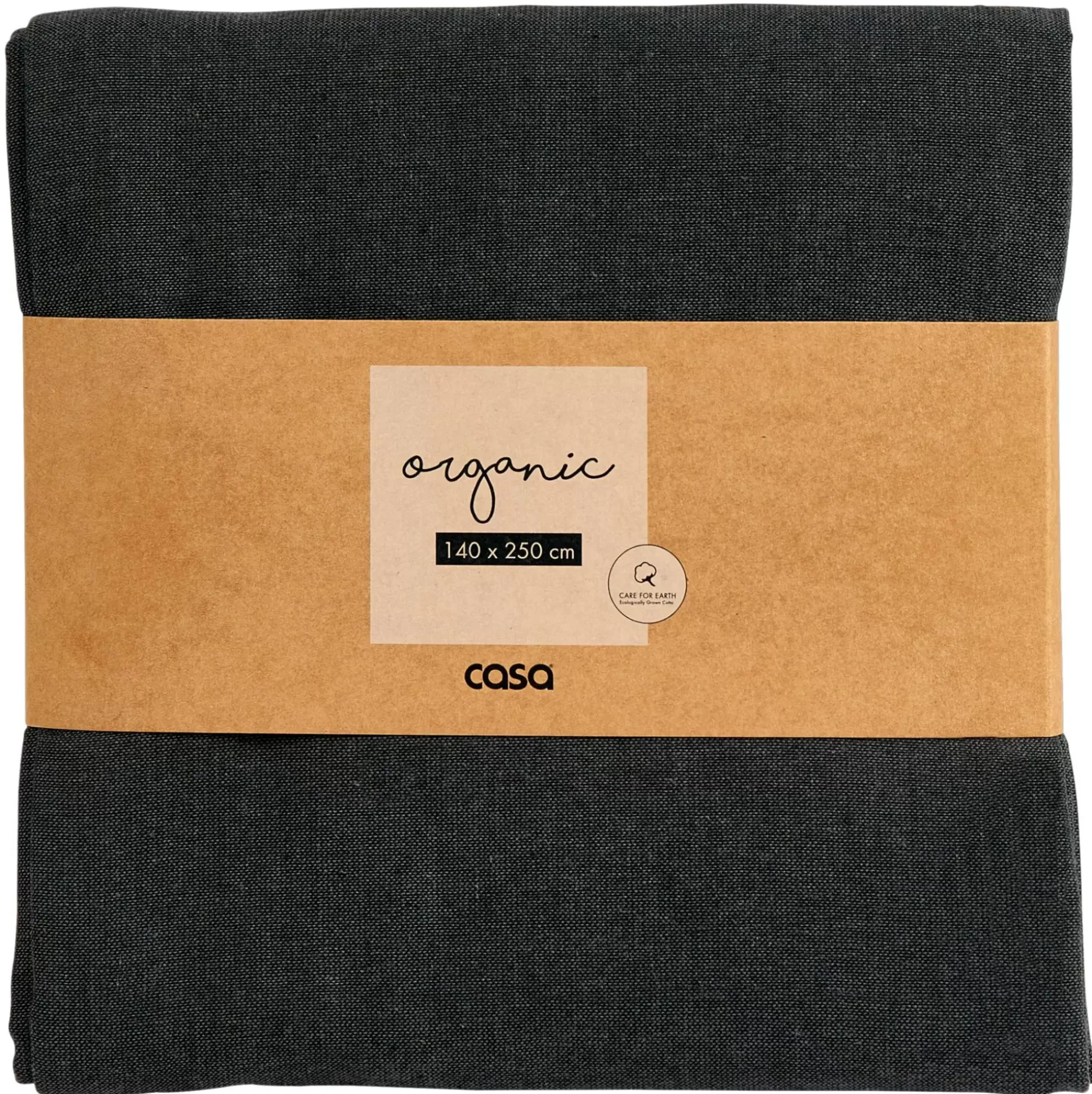 Manteles<CASA Organic Mantel Negro