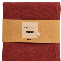 Manteles<CASA Organic Mantel Rojo