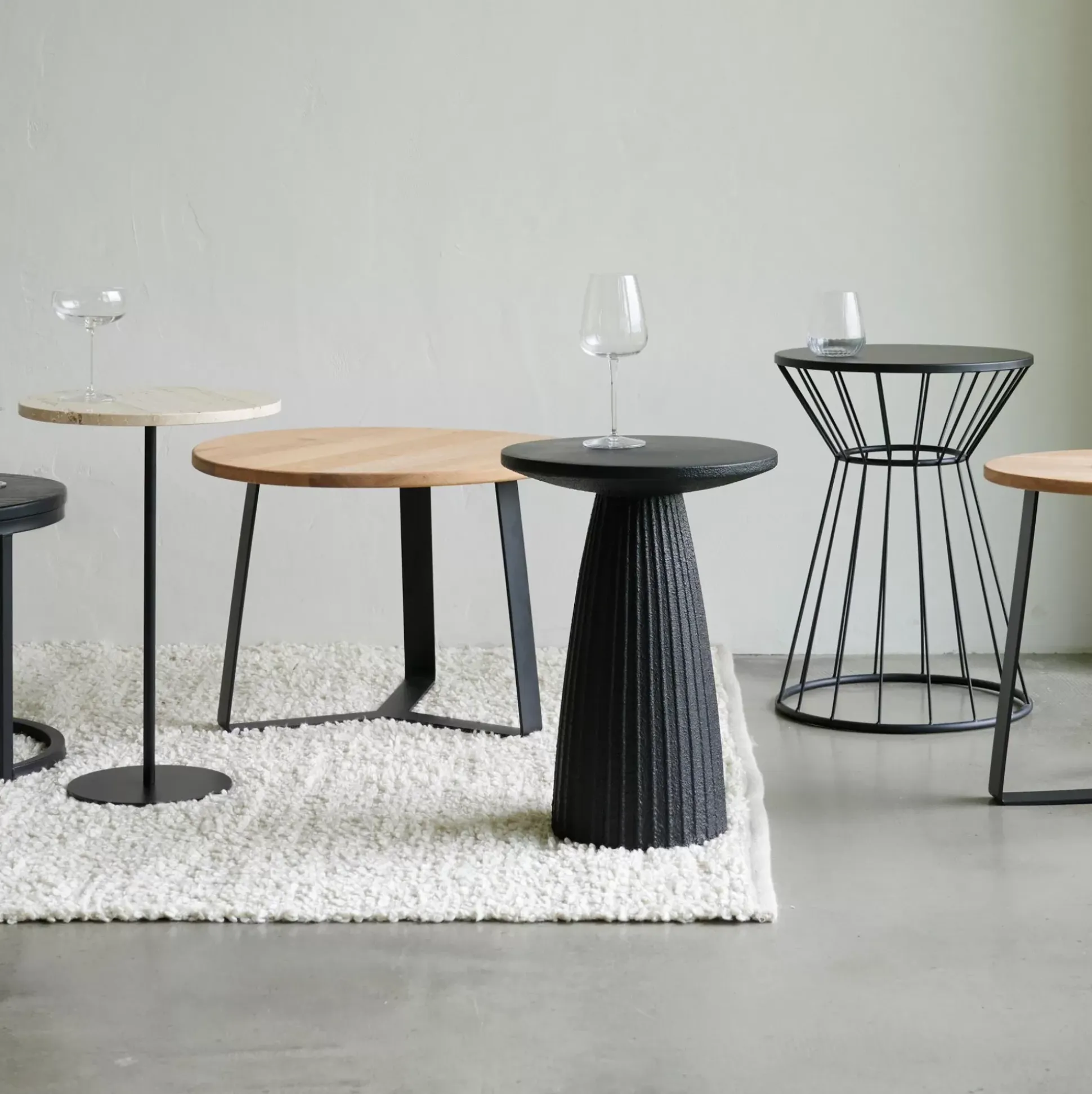 Mesas Auxiliares<CASA Otis Mesa Auxiliar Negro