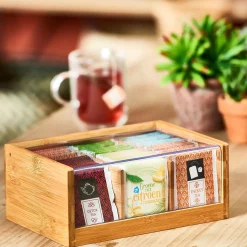 Accesorios De Té<CASA Panda Caja Para Te 6 Compart. Transparente, Natural