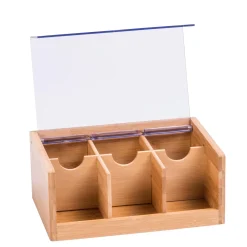 Accesorios De Té<CASA Panda Caja Para Te 6 Compart. Transparente, Natural