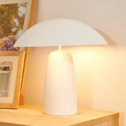 Lamparas De Mesa<CASA Pandi Lampara De Mesa Blanco Apagado