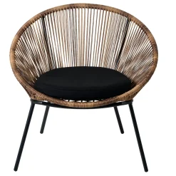 Sillas Lounge<CASA Papayo Silla Lounge Con Cojin Natural