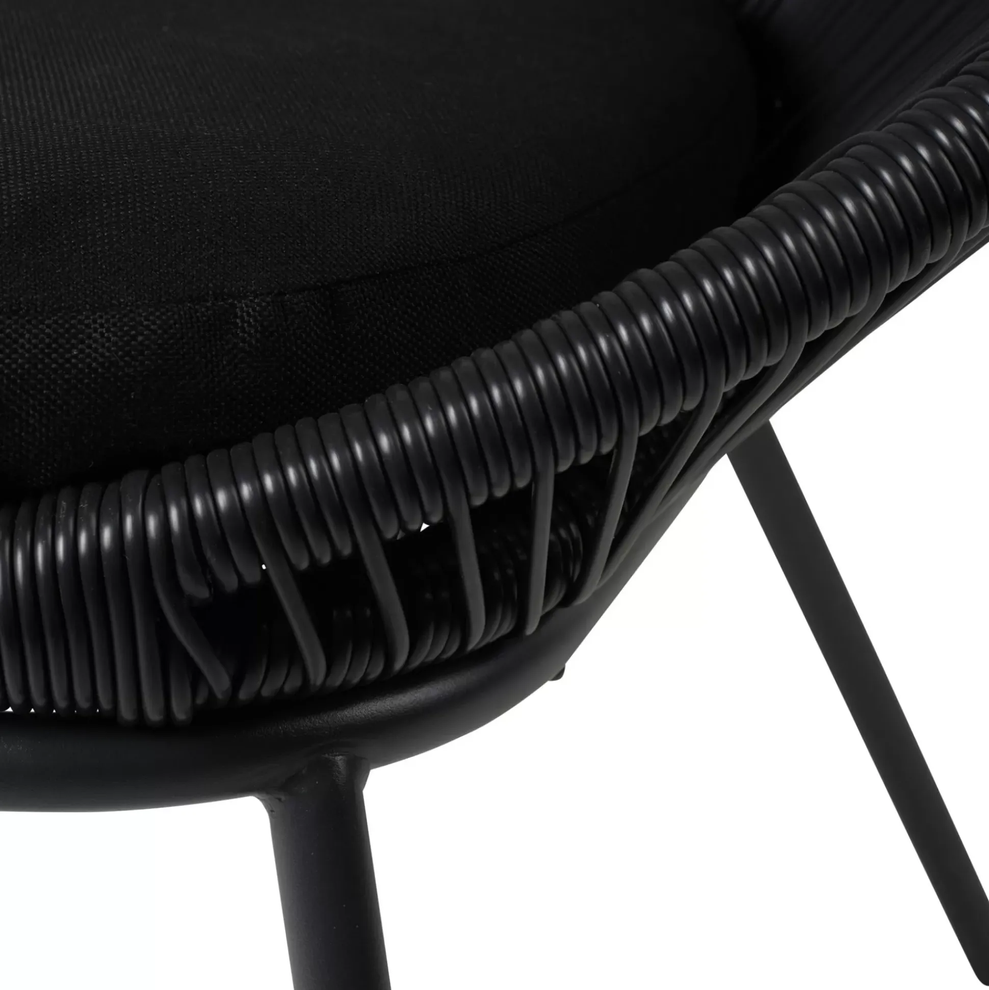 Sillas Lounge<CASA Papayo Silla Lounge Negro