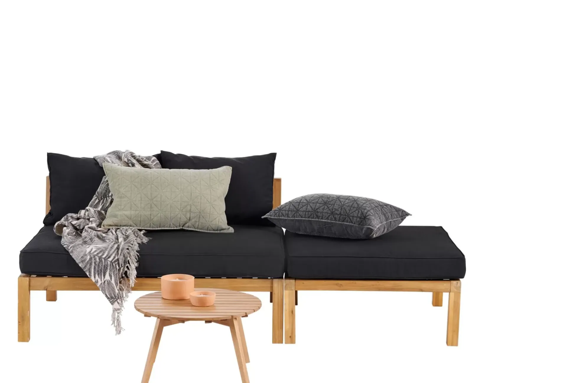 Cojines Para Palets<CASA Pauletta Cojin De Espalda Negro