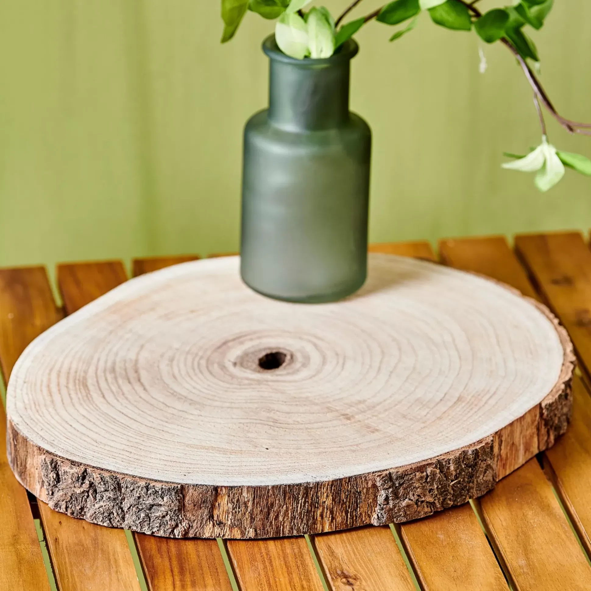 Fuentes Decorativas<CASA Paulo Fuente De Madera Marron