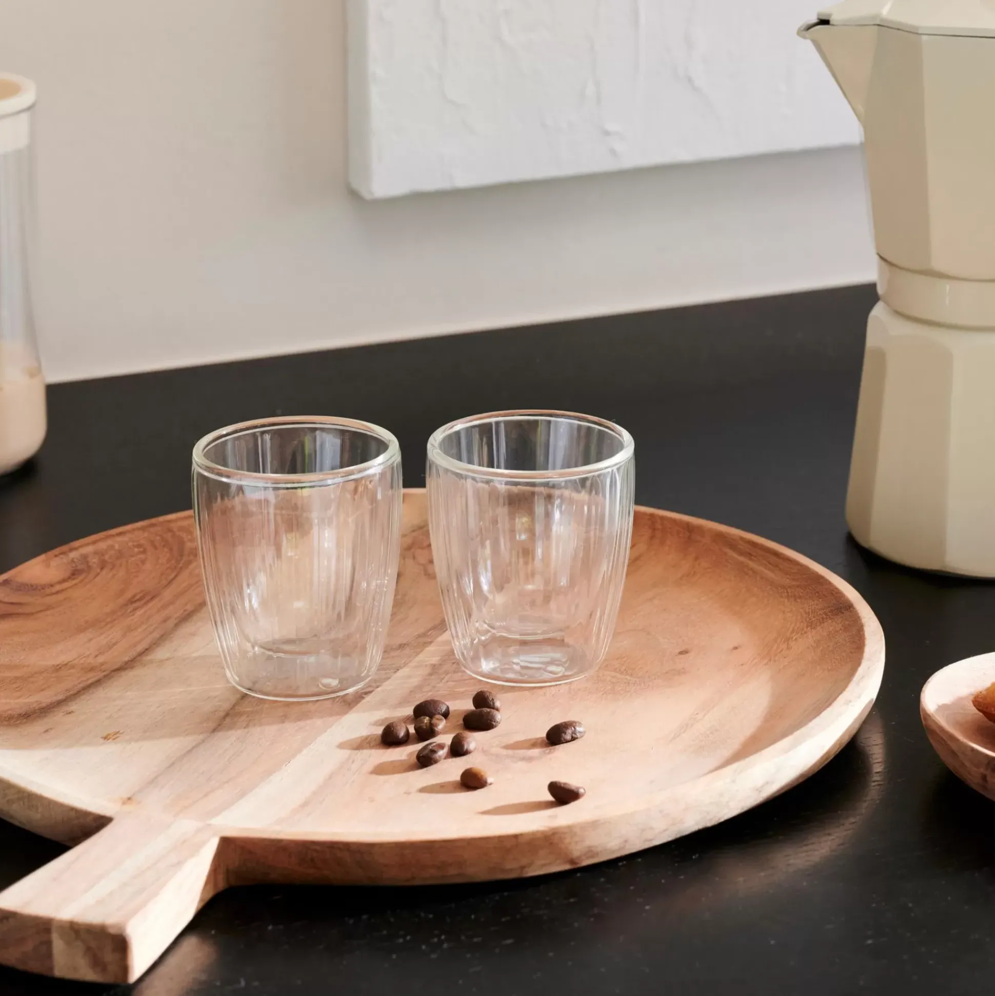 Vasos Para Té<CASA Pausa Vaso De Doble Pared Juego De 2 Transparente