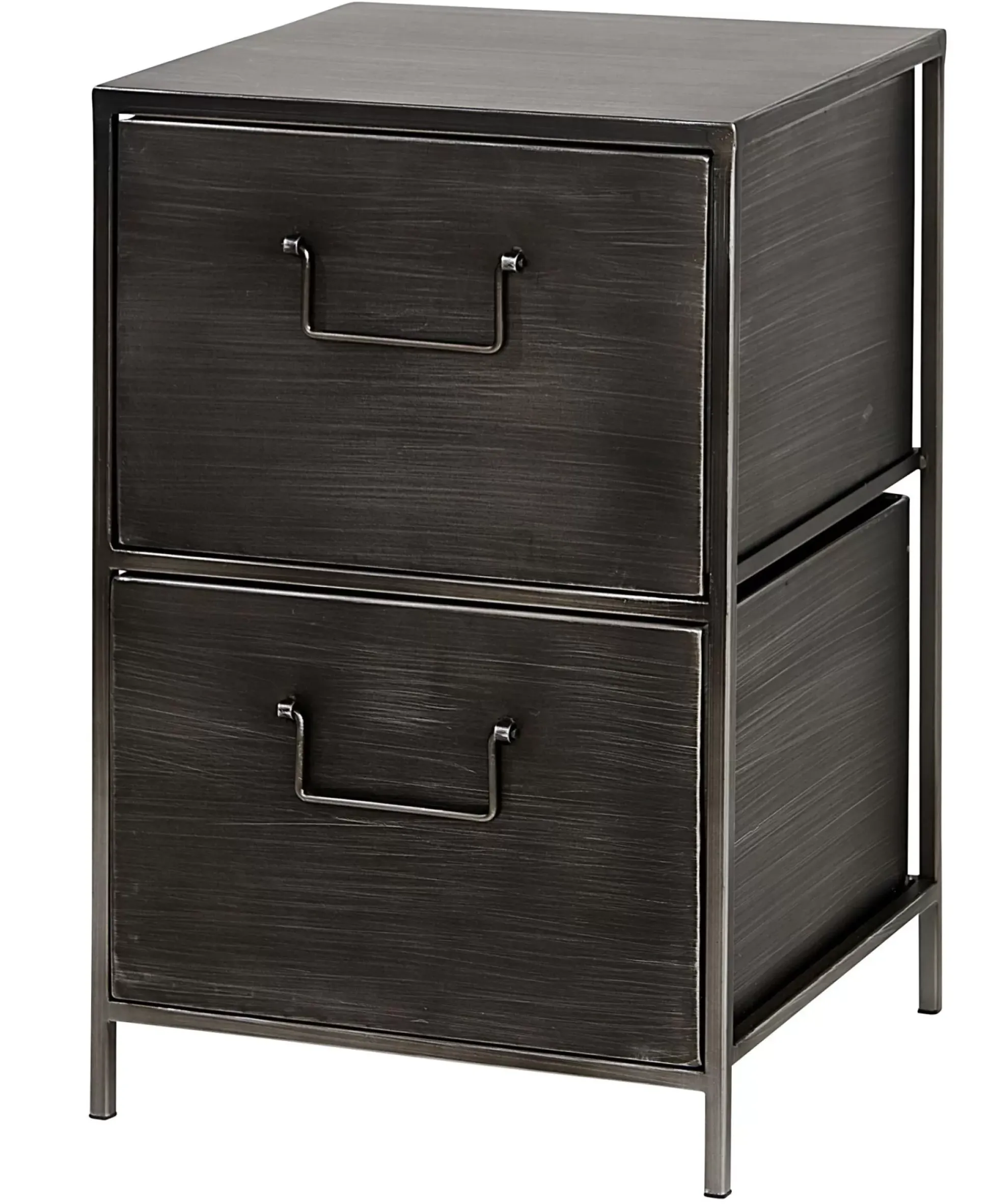 Cajoneras<CASA Pharma Cajonera 2 Cajones Negro