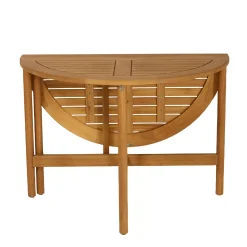 Mesas De Jardín<CASA Portland Mesa Plegable Natural