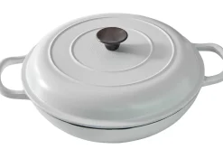 Ollas<CASA Pura Olla Hierro Fundido Blanco