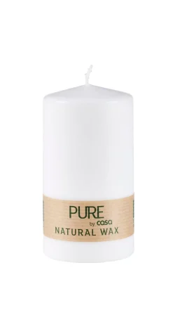 Velas<CASA Pure Vela Cilindrica Blanco