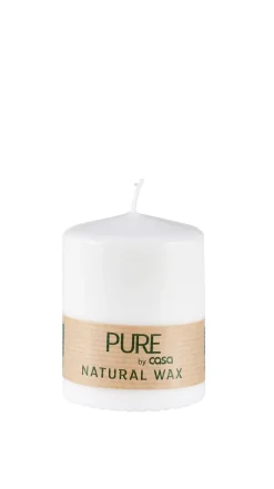 Velas<CASA Pure Vela Cilindrica Blanco