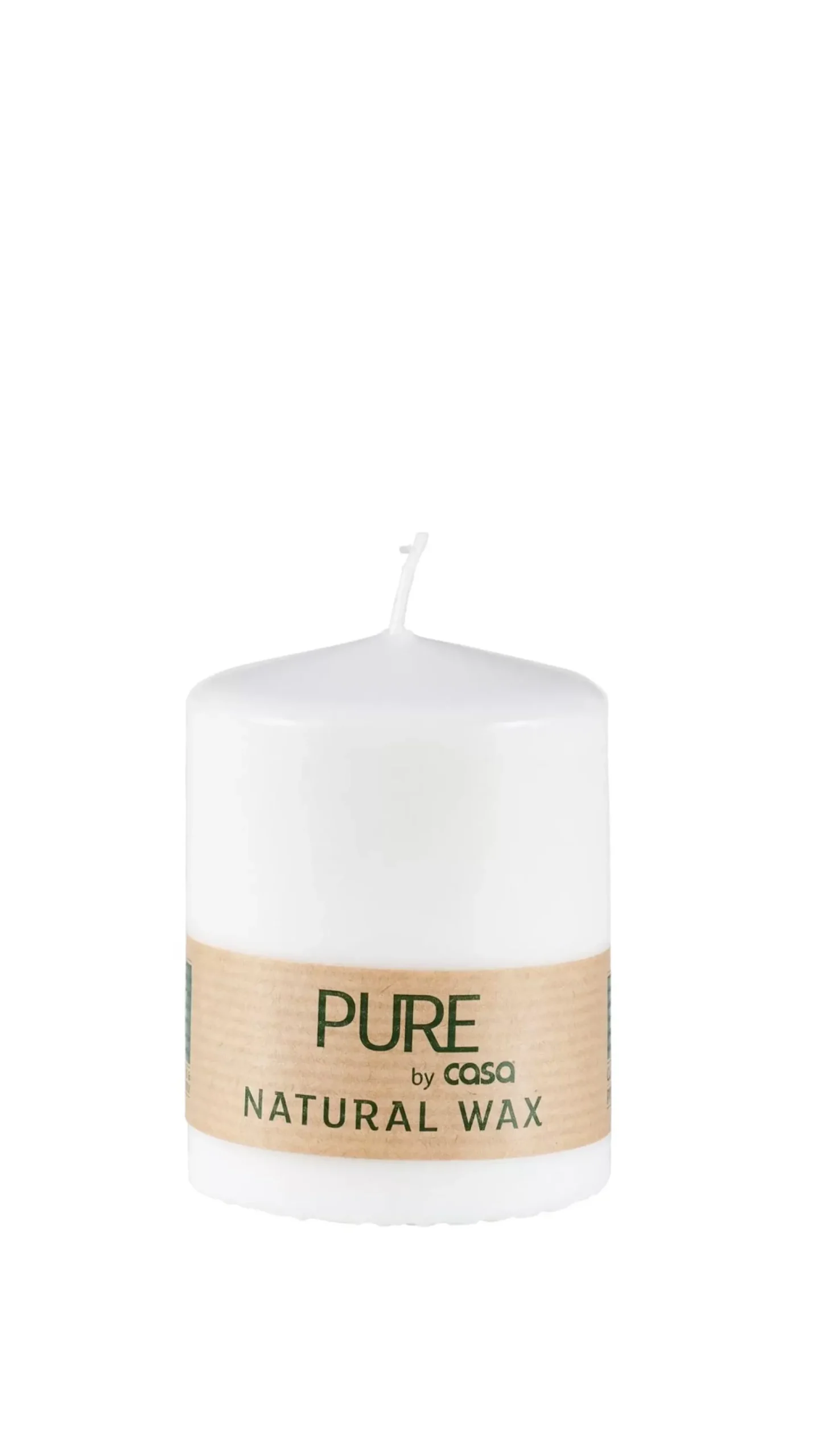 Velas<CASA Pure Vela Cilindrica Blanco