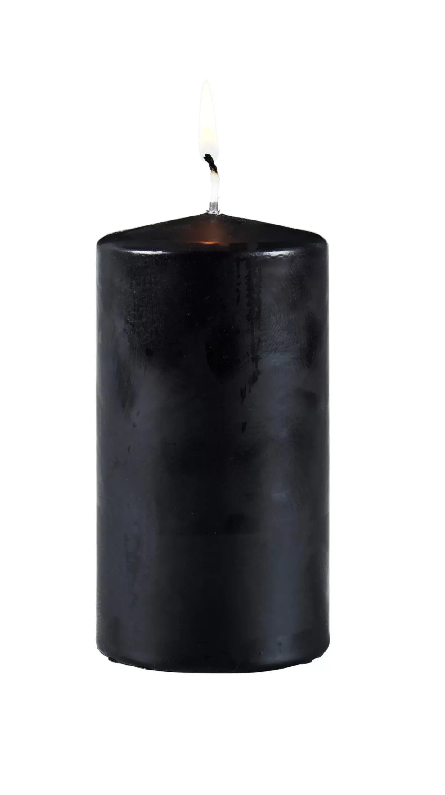 Velas<CASA Pure Vela Cilindrica Negro