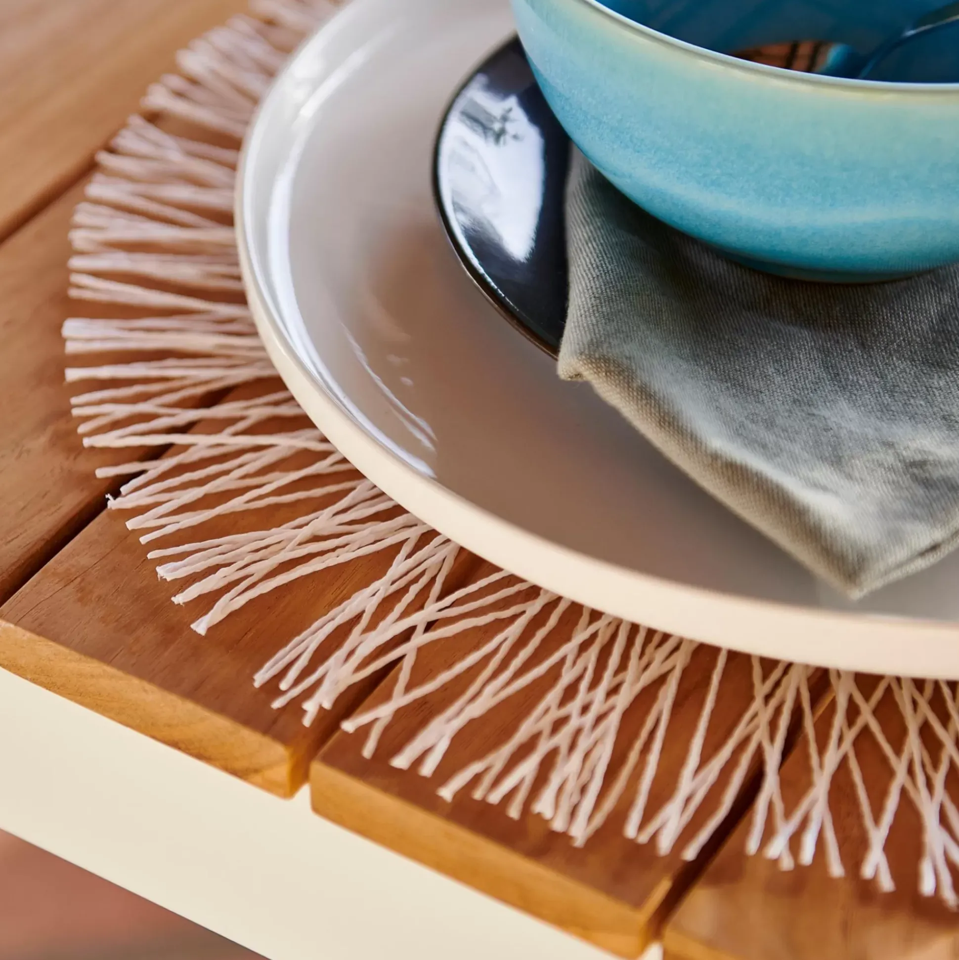 Manteles Individuales<CASA Rami Mantel Individual Blanco